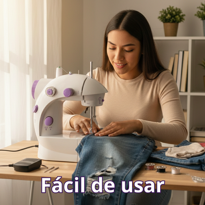 Maquina de Coser - 12 Puntadas Con Mesa 4 en 1 + Kit Costura